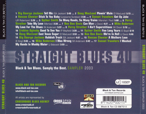 Various : Straight Blues 4U (CD, Comp, Smplr)