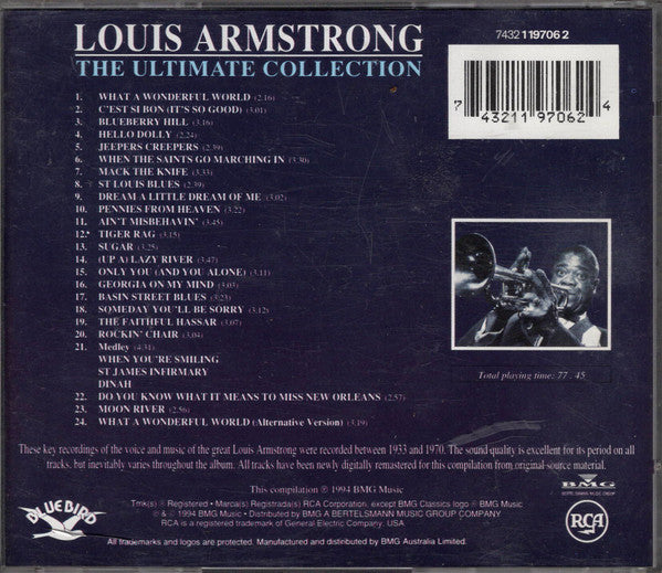 Louis Armstrong : The Ultimate Collection (CD, Comp, RM)