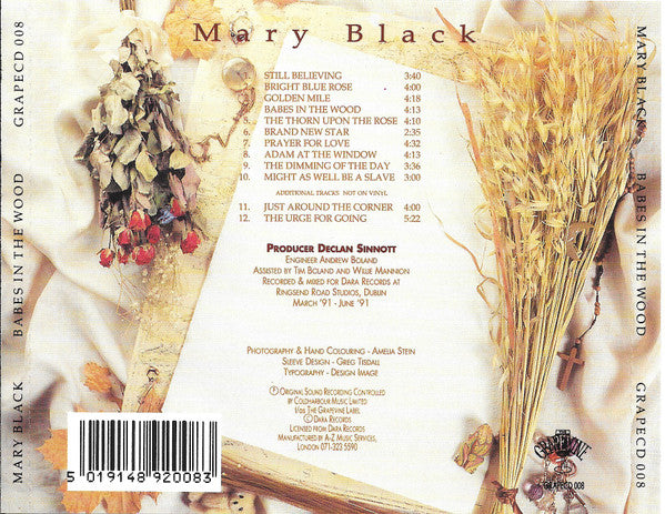 Mary Black : Babes In The Wood (CD, Album)