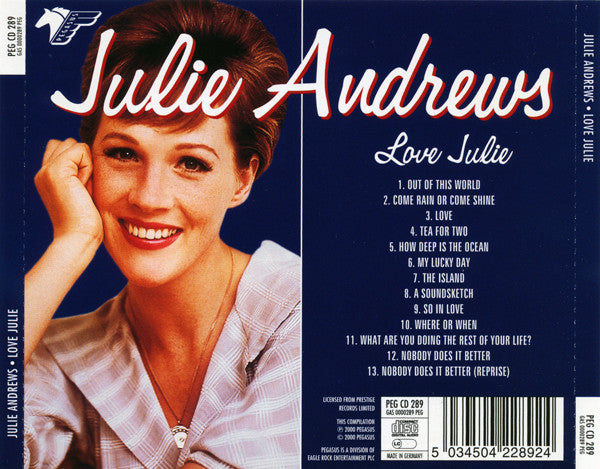 Julie Andrews : Love Julie (CD, Album)