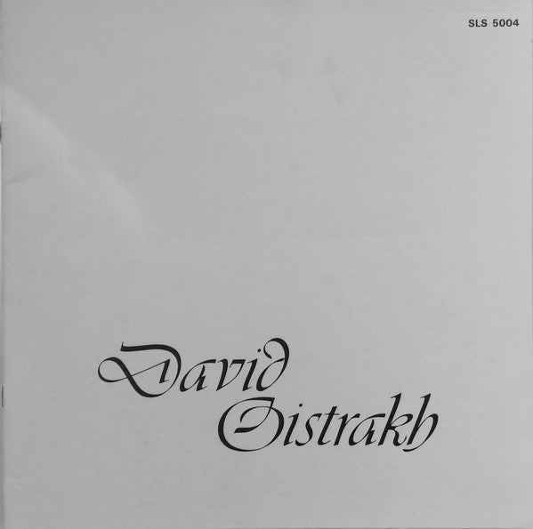 David Oistrakh* - Beethoven*, Brahms*, Bruch*, Prokofiev*, Sibelius*, Taneiev* : Plays Concertos (Box, Comp + 5xLP, Comp)