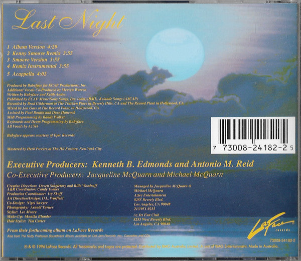 Az Yet : Last Night (CD, Maxi)
