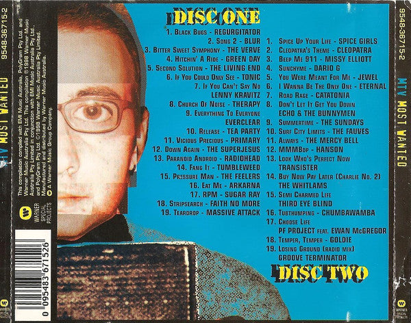 Various : MTV Most Wanted (Double CD Compilation 38 Most Requested Songs 38 Most Requested Artists) (2xCD, Comp)