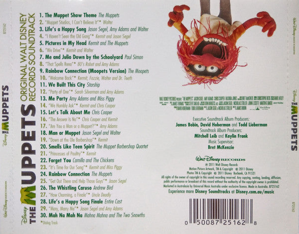 Various : The Muppets (Original Walt Disney Records Soundtrack) (CD, Album)
