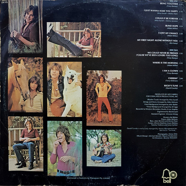 David Cassidy : Cherish (LP, Album)