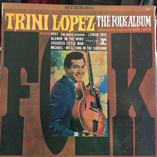 Trini Lopez : The Folk Album (LP, Album)