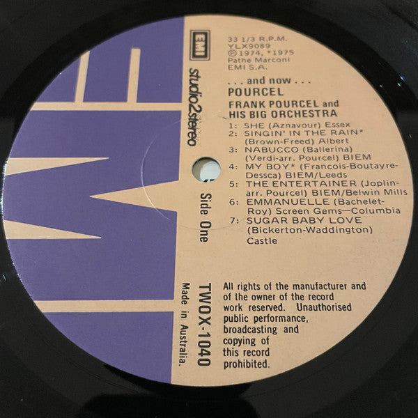 Franck Pourcel Et Son Grand Orchestre : And Now.....Pourcel (LP, Album)