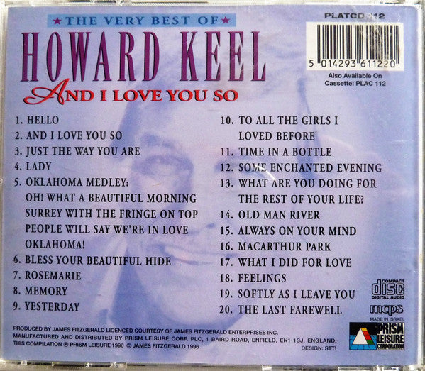 Howard Keel : And I Love You So (The Very Best Of) (CD, Comp)
