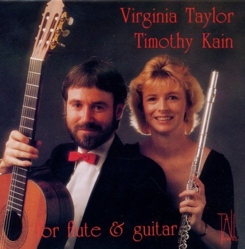 Virginia Taylor (2), Timothy Kain : For Flute & Guitar (CD, Album)