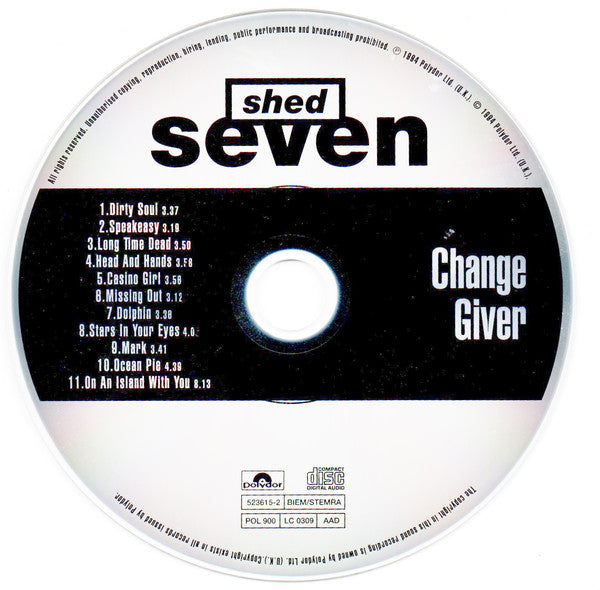 Shed Seven : Change Giver (CD, Album)