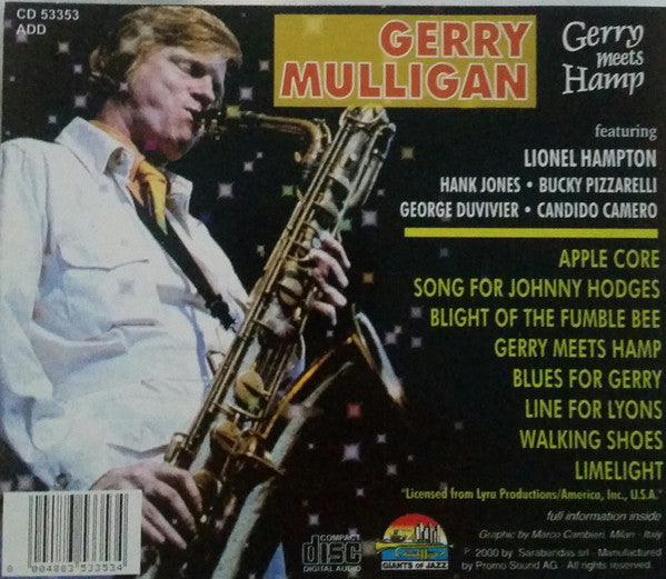 Gerry Mulligan : Gerry Meets Hamp (CD)