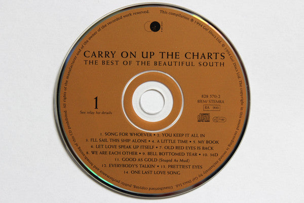 The Beautiful South : Carry On Up The Charts (The Best Of The Beautiful South) (2xCD, Comp, Ltd)