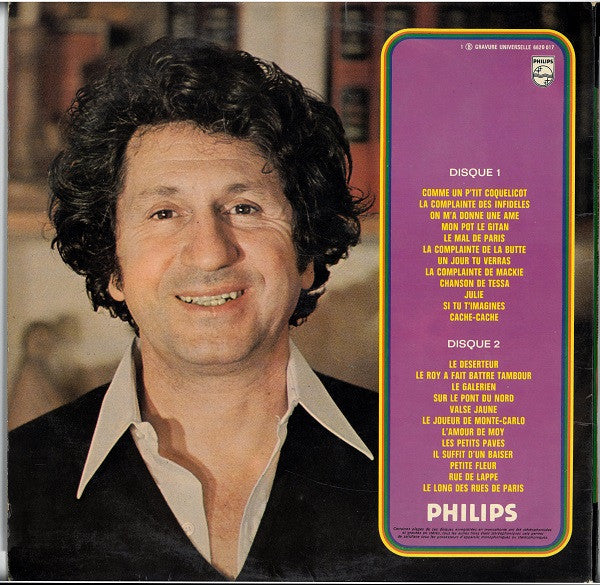 Mouloudji : Les Grandes Chansons De Mouloudji (2xLP, Comp)