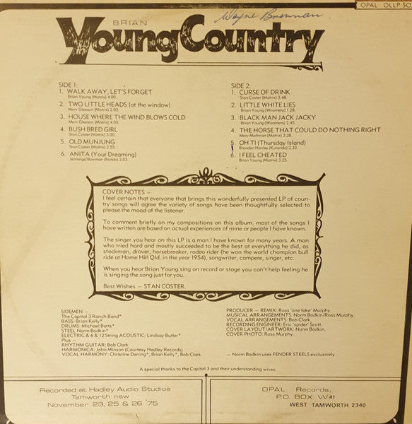Brian Young (10) : Young Country  (LP, Album)