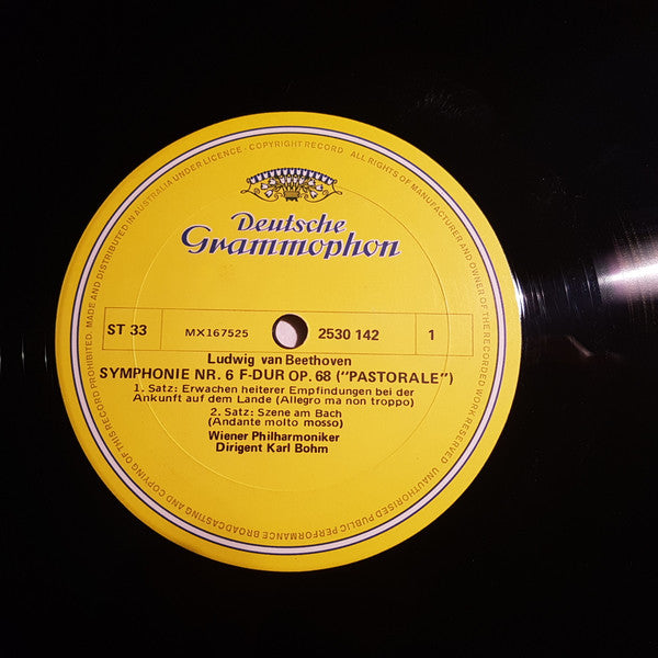 Beethoven* - Vienna Philharmonic*, Karl Böhm : Symphony No. 6 In F, Op. 68 (Pastoral) (LP)