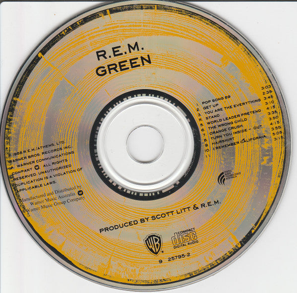 R.E.M. : Green (CD, Album)