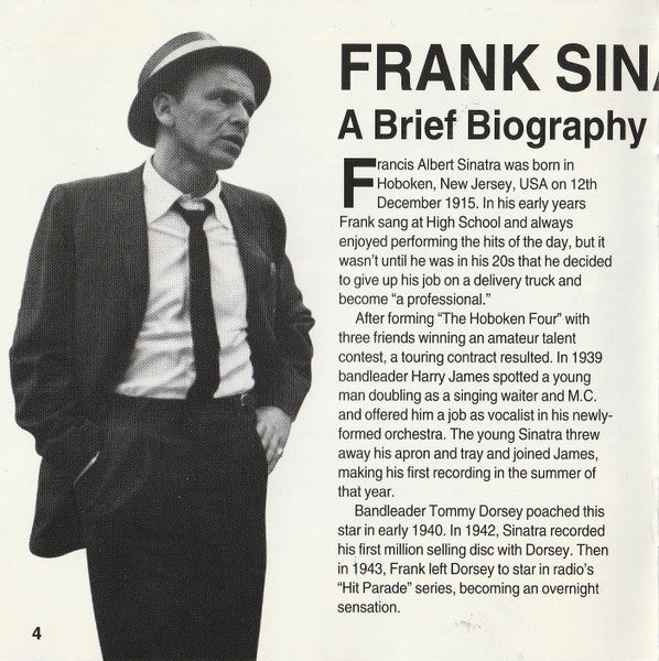 Frank Sinatra : The Golden Days Of Radio (CD, Album, Comp)