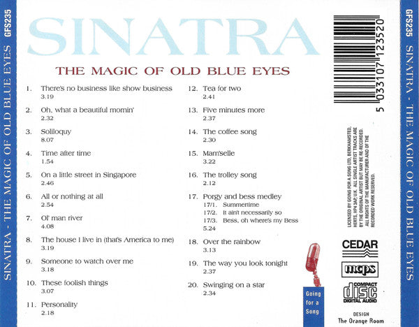 Frank Sinatra : The Magic Of Old Blue Eyes (CD, Album, Comp, RM)