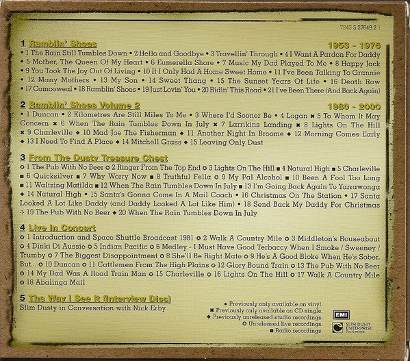 Slim Dusty : The Man Who Is Australia (5xCD, Comp, RM, Box)