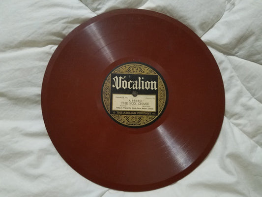 Uncle Dave Macon : The Fox Chase / The Old Maid's Last Hope (A Burglar Song) (Shellac, 10", Red)