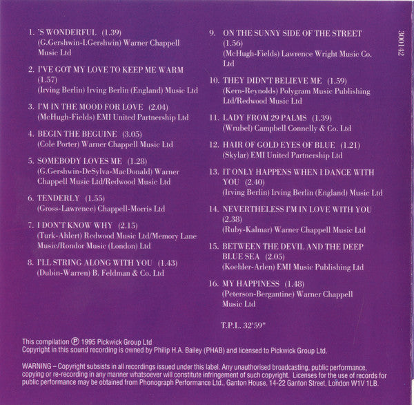 Frank Sinatra : I'm In The Mood For Love (CD, Comp)