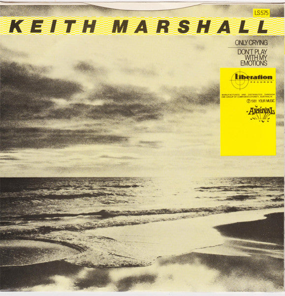 Keith Marshall : Only Crying (7", Single)