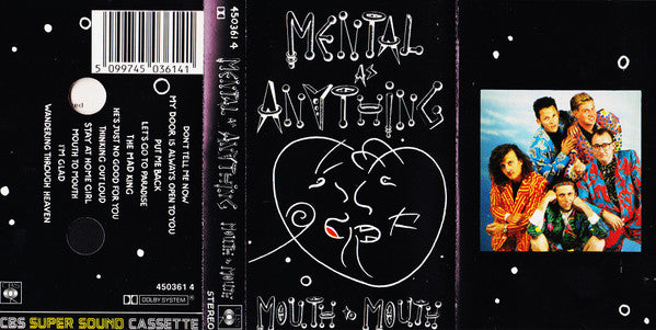 Mental As Anything : Mouth To Mouth (Cass, Album, Dol)