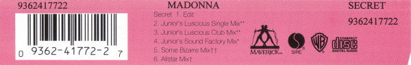 Madonna : Secret (CD, Maxi)