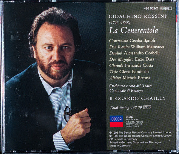 Rossini* - Bartoli* ∙ Dara* ∙ Matteuzzi* ∙ Corbelli* ∙ Pertusi* ∙ Orchestra* E Coro del Teatro Comunale di Bologna ∙ Chailly* : La Cenerentola (2xCD, Album, RE + Box, Sli)