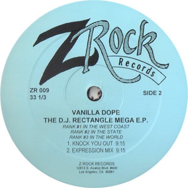 DJ Rectangle : Vanilla Dope (The D.J. Rectangle Mega E.P.) (LP, EP)