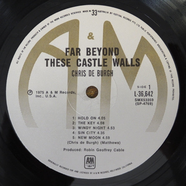 Chris de Burgh : Far Beyond These Castle Walls (LP, Album)