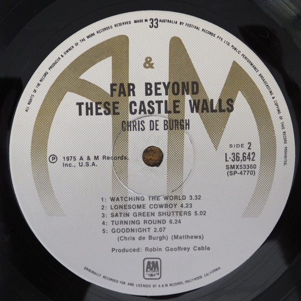 Chris de Burgh : Far Beyond These Castle Walls (LP, Album)