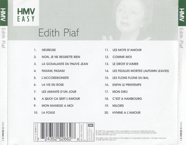 Edith Piaf : The Edith Piaf Collection (CD, Album, Comp)