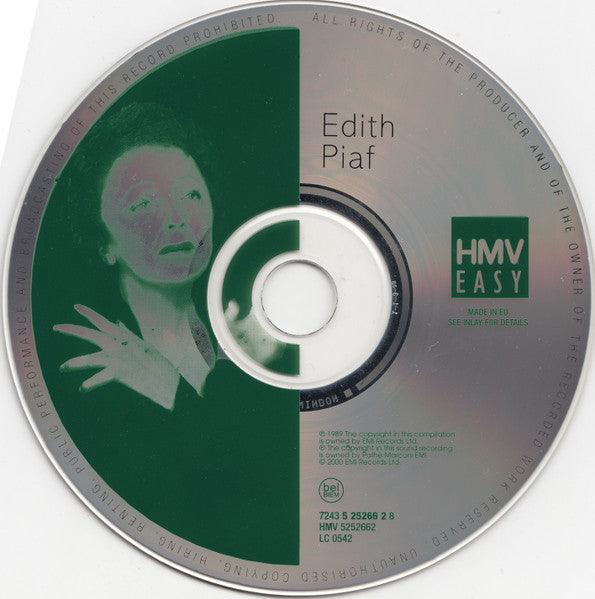Edith Piaf : The Edith Piaf Collection (CD, Album, Comp)