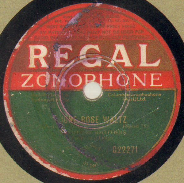 Stripling Brothers : Midnight Waltz / June Rose Waltz (Shellac, 10", RE)