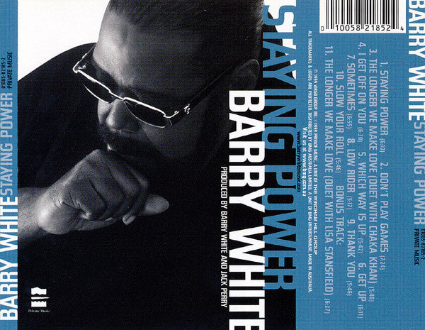 Barry White : Staying Power (CD, Album)