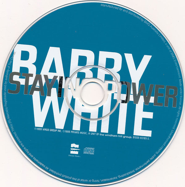 Barry White : Staying Power (CD, Album)