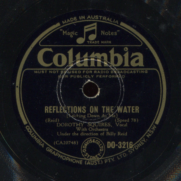 Dorothy Squires : After All / Reflections On The Water (Shellac, 10")