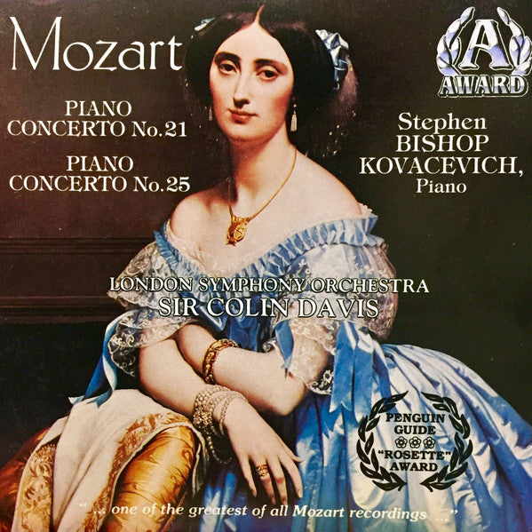 Wolfgang Amadeus Mozart Mozart Colin Davis*, Stephen Bishop-Kovacevich : Piano Concertos Nos. 21 & 25 (CD, RE)