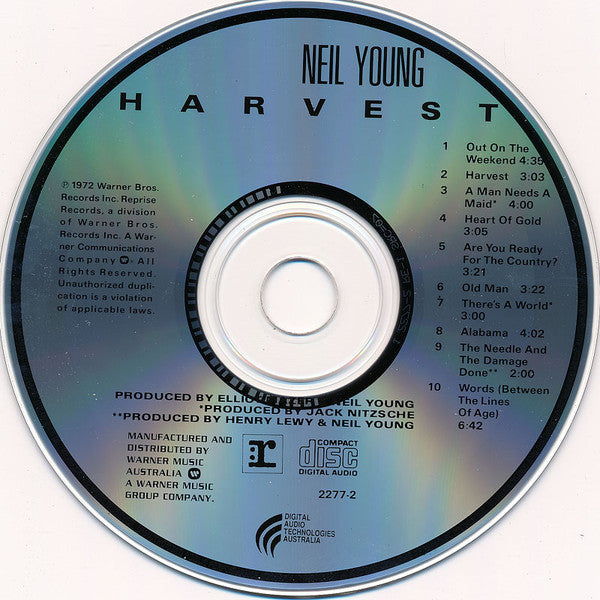 Neil Young : Harvest (CD, Album, RE)