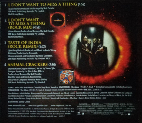 Aerosmith : I Don't Want To Miss A Thing (CD, Single)