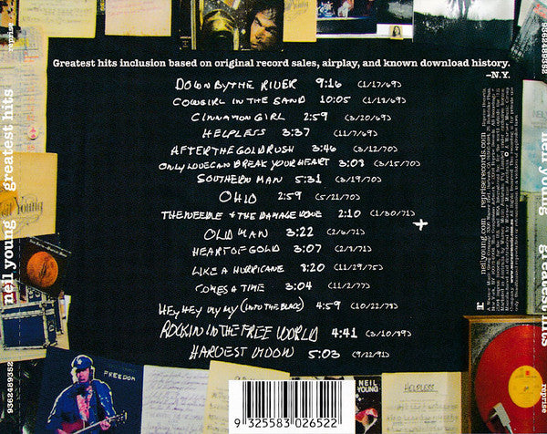 Neil Young : Greatest Hits (CD, Comp, SM)