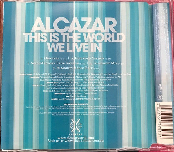 Alcazar : This Is The World We Live In (CD, Maxi)