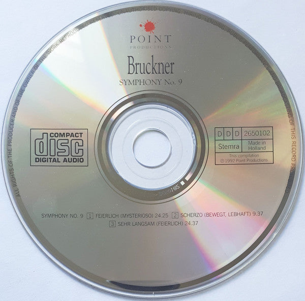 Anton Bruckner, Süddeutsche Philharmonie, Cesare Cantieri : Symphony No. 9 (CD)