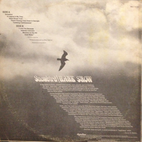 Hank Snow : Snowbird (LP, Album)