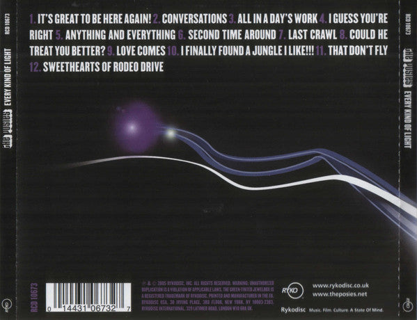 The Posies : Every Kind Of Light (CD, Album)