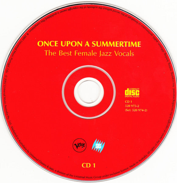 Various : Once Upon A Summertime (The Best Female Jazz Vocals) (2xCD, Comp)