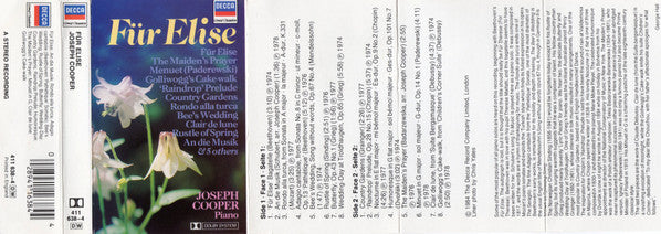 Joseph Cooper : Für Elise (Cass)