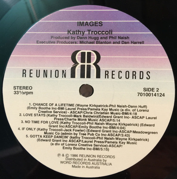 Kathy Troccoli : Images (LP, Album)