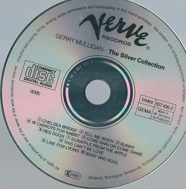 Gerry Mulligan : Gerry Mulligan Meets The Saxophonists (CD, Comp, RM)